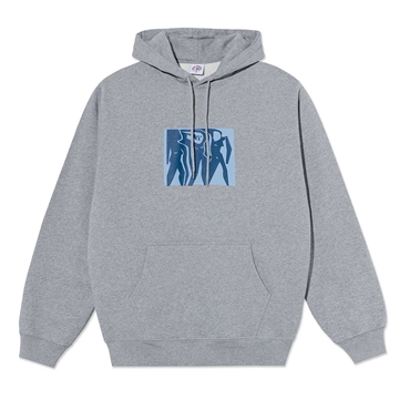 Polar Skate Co Dave Hoodie Cut Outs Heather Grey